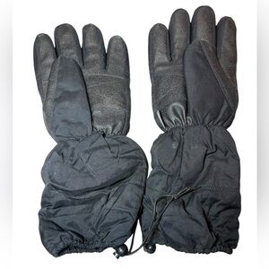 Becker Motorcycle Nylon Gloves Biker Riding Men's Black Thinsulate Insul…